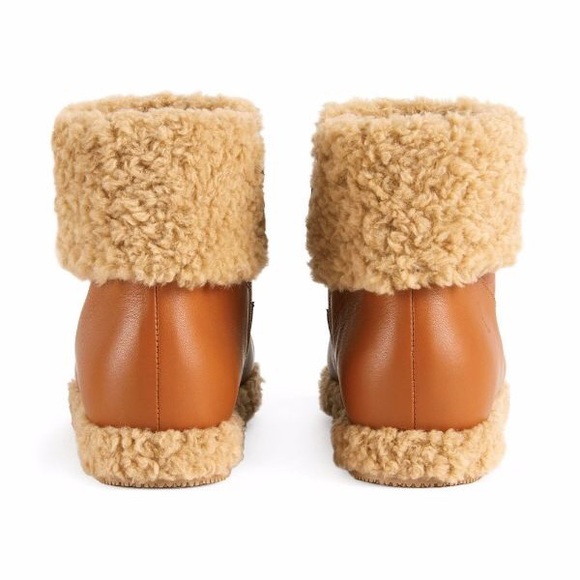 Gucci horsebit leather wool ankle boots - Picture 3 of 6